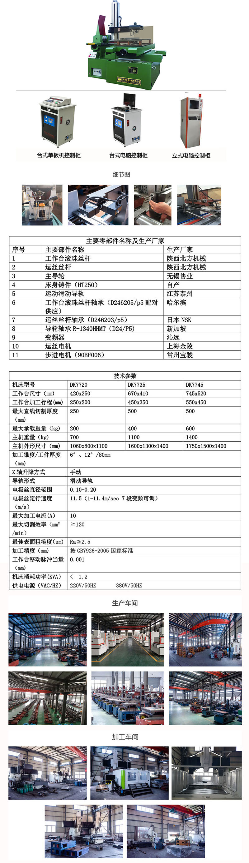 快走絲，DK7745快走絲線切割機床2